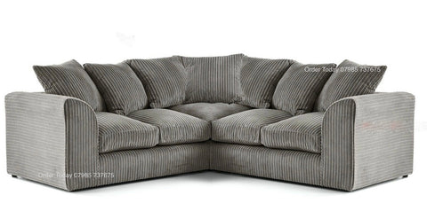 AMELIA JUMBO CORD CORNER GREY