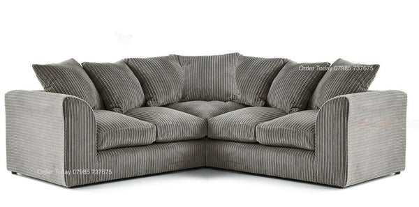 AMELIA JUMBO CORD CORNER GREY