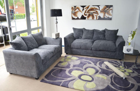 Dylan 3+2 Sofa Collection All Grey