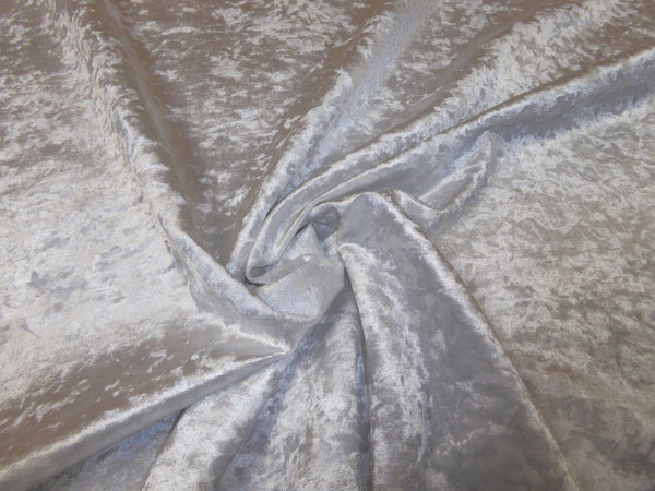 Michigan Silver Crushed Velvet Corner Sofa or 3 & 2 Seater Sofa