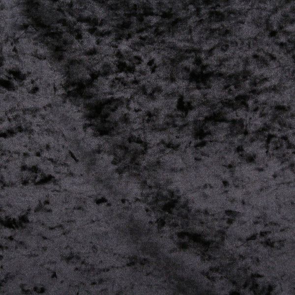 Michigan Black Crushed Velvet Corner Sofa or 3 & 2 Seater Sofa